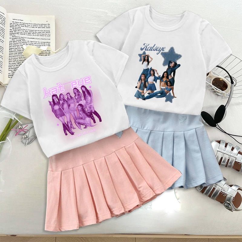 ชุดเสื้อยืดแฟชั่น K-POP K-KATS - Embroidery Dress บทวิจารณ์และราคา