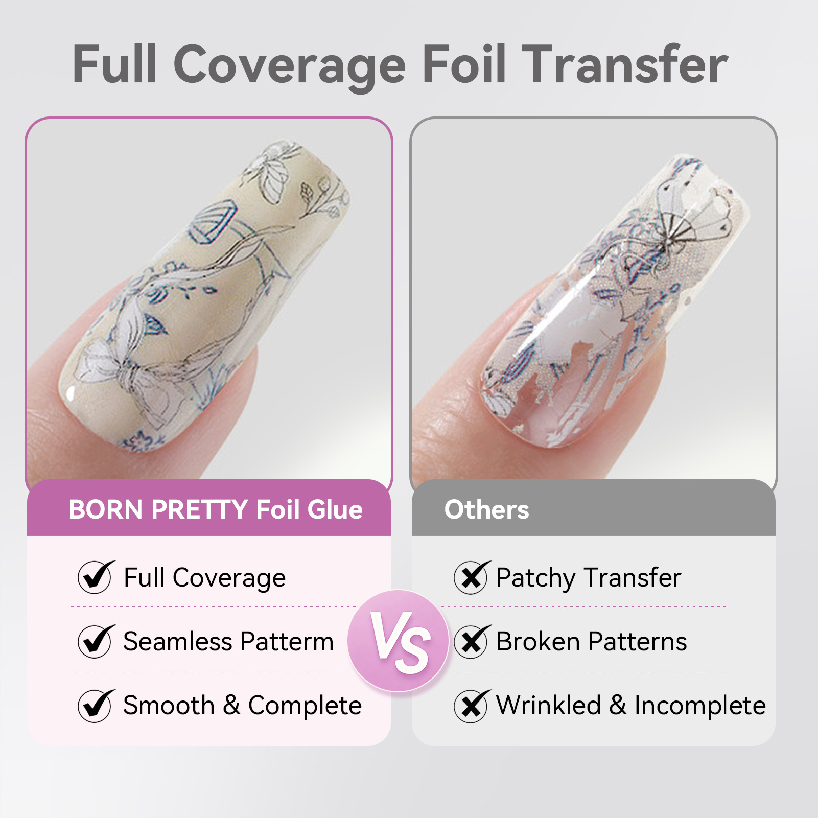 กาวติดฟอยล์เล็บ BORN PRETTY 10 - Transfer Paper Carbon บทวิจารณ์และราคา