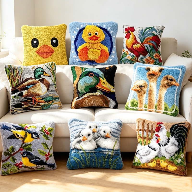 ชุดเย็บปักถักร้อยลายการ์ตูนนกเ - Printed Embroidery Kit บทวิจารณ์และราคา