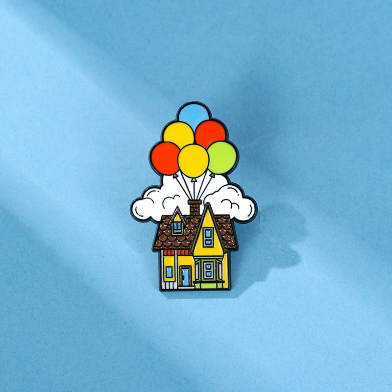 เข็มกลัดโลหะรูปบ้านบอลลูนการ์ต - Embroidery Bali บทวิจารณ์และราคา