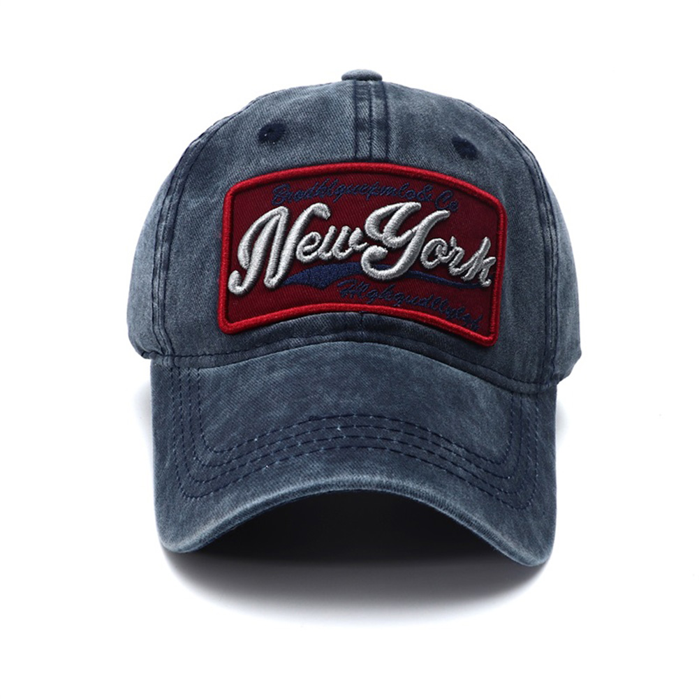 หมวกเบสบอลผ้าฝ้ายวินเทจย้อนยุค - Embroidery York บทวิจารณ์และราคา