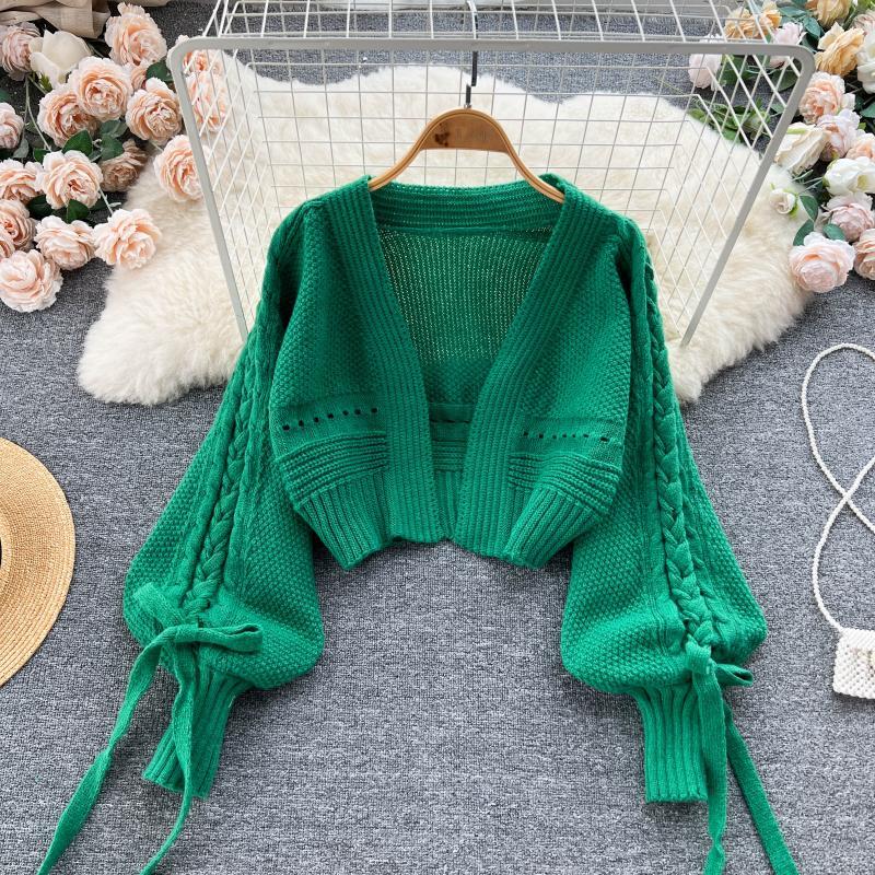 สีเขียวสบายๆอะคริลิคถักVคอโคมไ - Embroidery Online บทวิจารณ์และราคา