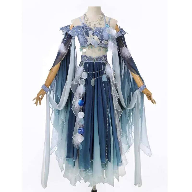 ชุดเดรสสีน้ำเงินแปลกตา ปักลายห - Embroidery Dress บทวิจารณ์และราคา