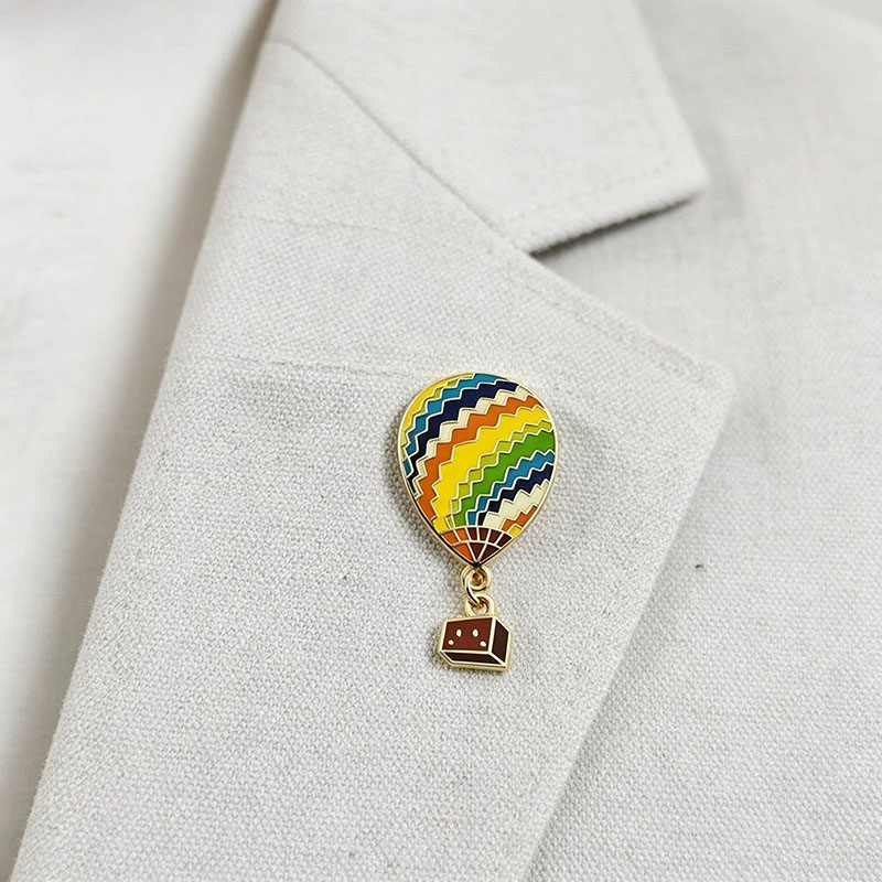 เข็มกลัดโลหะรูปบอลลูนลมร้อน สิ - Embroidery Bali บทวิจารณ์และราคา