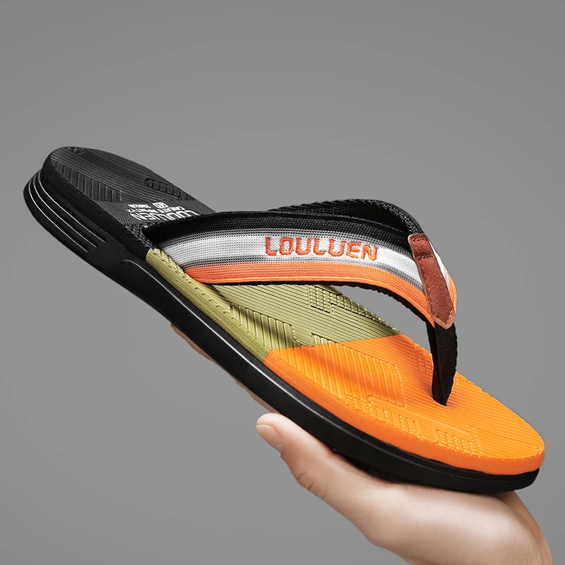 รองเท้าแตะผู้ชายสำหรับฤดูร้อนป - Embroidery Garments บทวิจารณ์และราคา