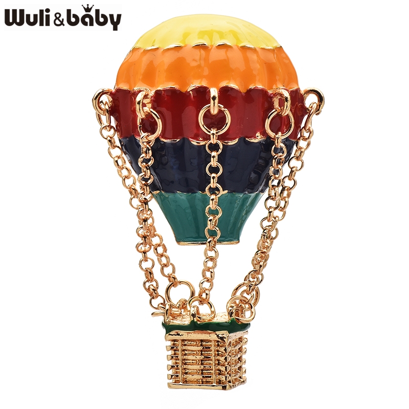 เข็มกลัดรูปบอลลูนเคลือบสีหลากส - Embroidery Bali บทวิจารณ์และราคา