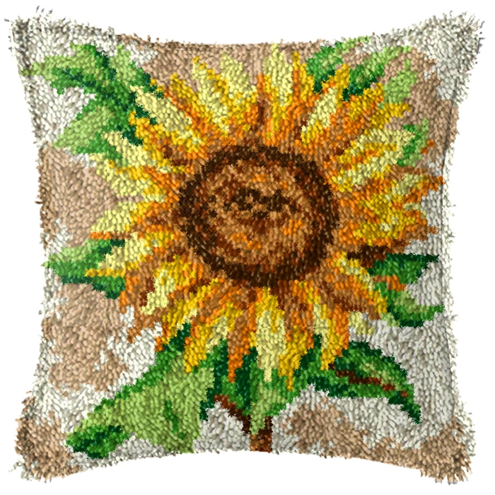 ชุดปักพรมลายดอกทานตะวัน ปลอกหม - Printed Embroidery Kit บทวิจารณ์และราคา