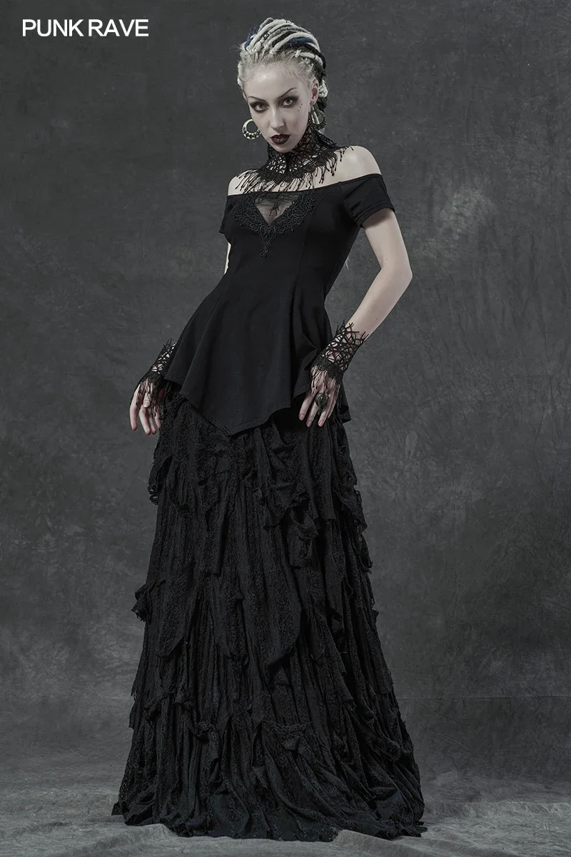 PUNK RAVEผู้หญิงโกธิคทุกวันSpi - Embroidery Gothic บทวิจารณ์และราคา