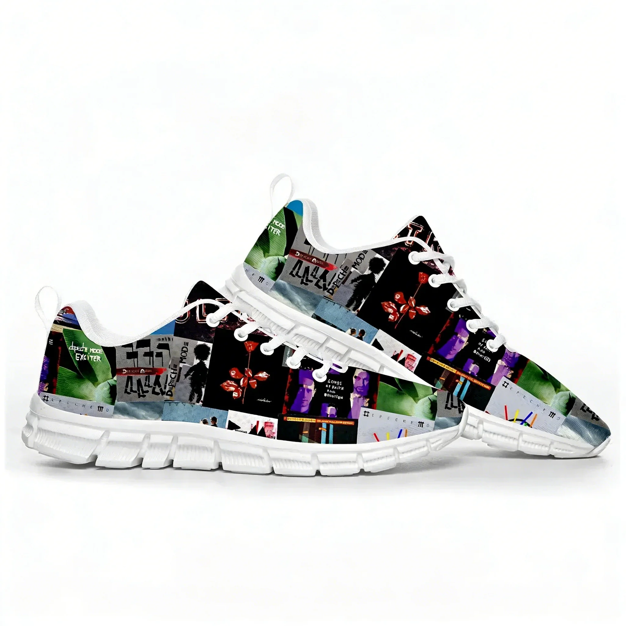 รองเท้ากีฬา Depeche Rock Band  - Embroidery White บทวิจารณ์และราคา