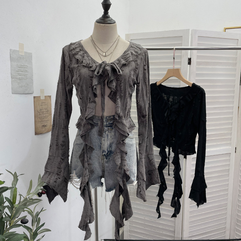 เสื้อคาร์ดิแกนสไตล์ ISAROSE สำ - Embroidery Online บทวิจารณ์และราคา