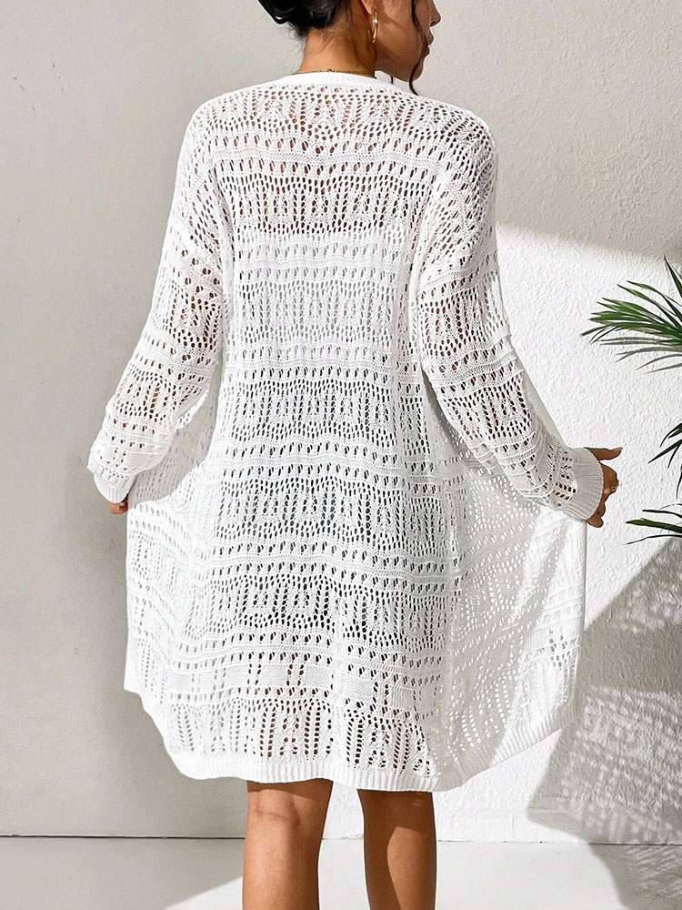เสื้อคาร์ดิแกนถักสีพื้นทำจากโพ - Embroidery Online บทวิจารณ์และราคา