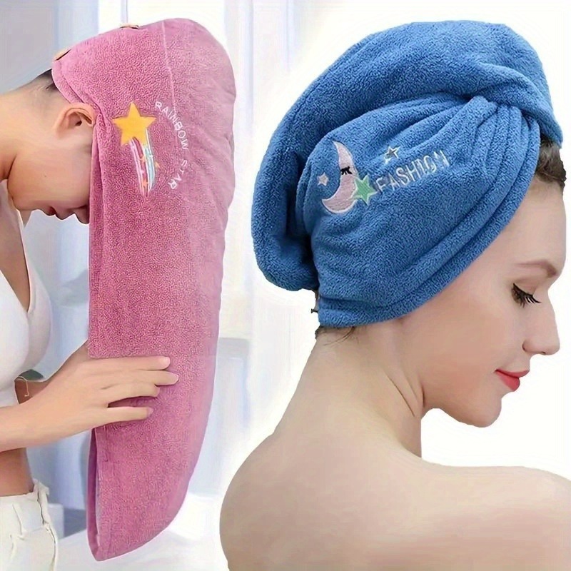 ผ้าโพกผมซับน้ำเร็วสำหรับผู้หญิ - Embroidery Ideas บทวิจารณ์และราคา