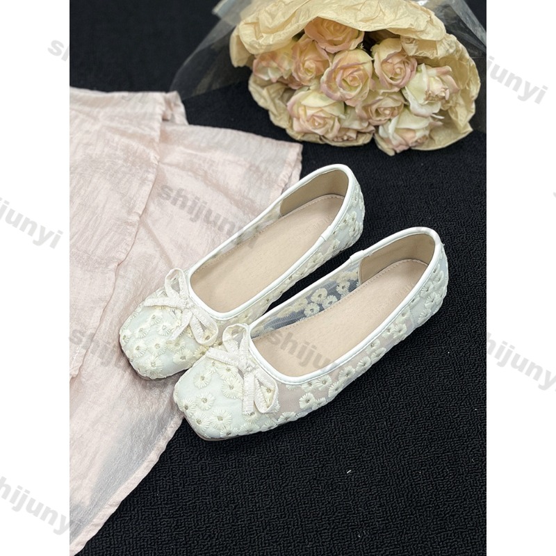 รองเท้าโลฟเฟอร์ผู้หญิง รุ่นใหม - Embroidery Dress บทวิจารณ์และราคา