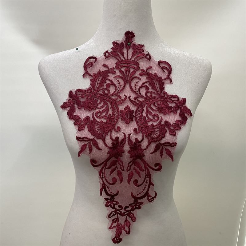 ผ้าลูกไม้ปักลายหลากสีสัน งานปร - Embroidery Veil บทวิจารณ์และราคา