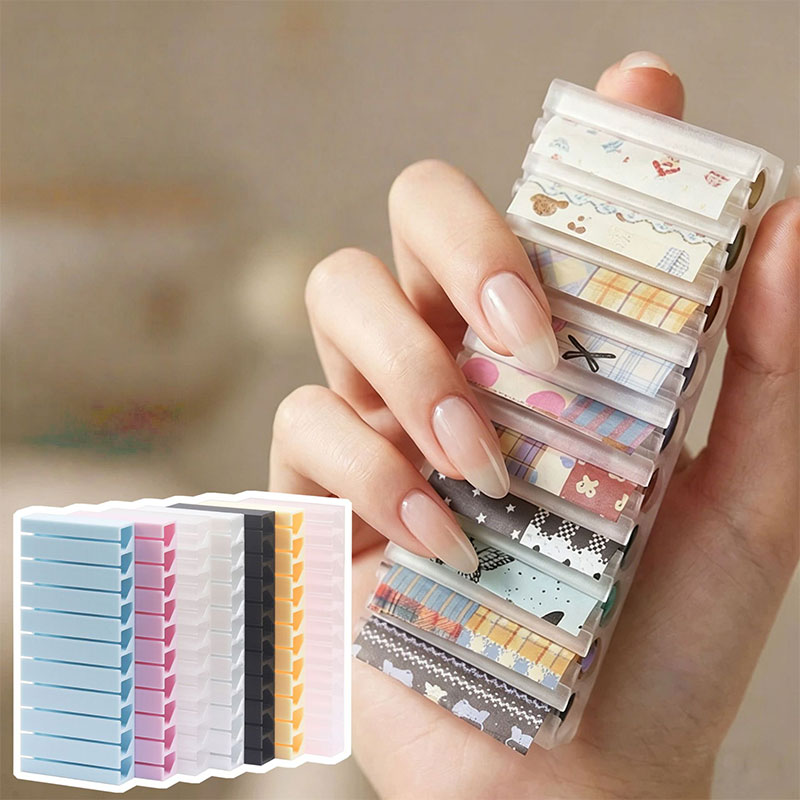 กล่องเก็บฟอยล์ลายเล็บแบบไล่สี  - Transfer Paper Carbon บทวิจารณ์และราคา