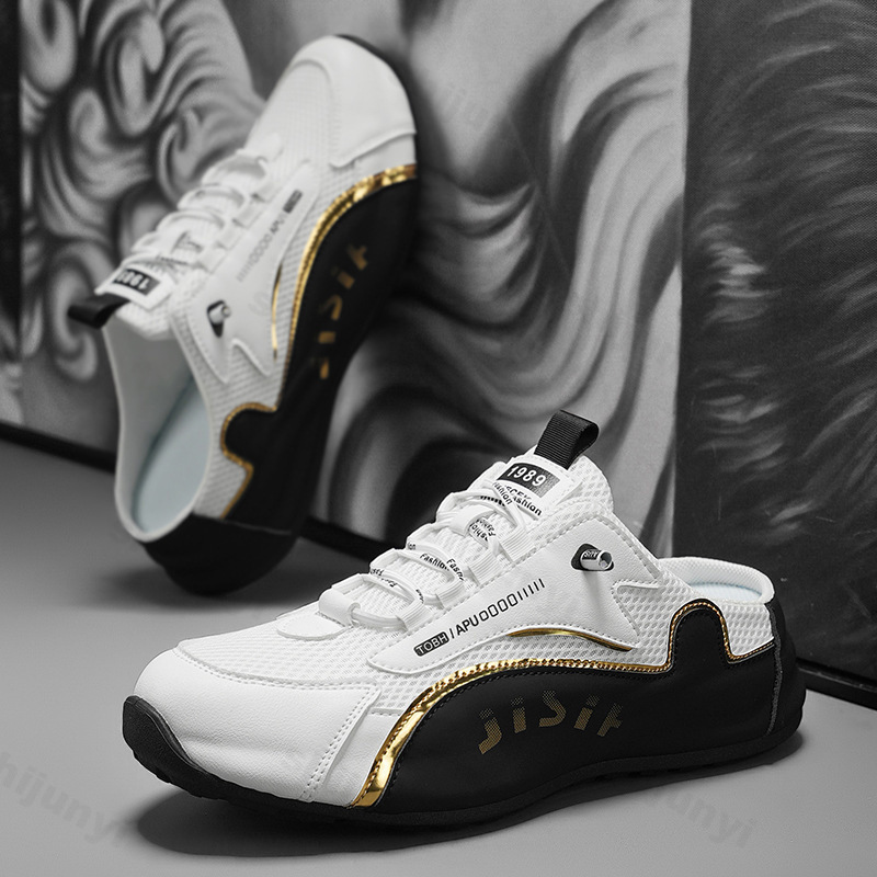 ผู้ชายรองเท้าแตะครึ่ง 2025 แฟช - Embroidery Garments บทวิจารณ์และราคา