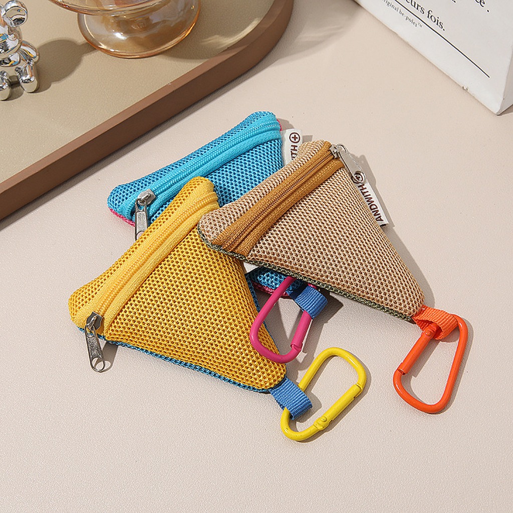กระเป๋าใส่เหรียญทรงสามเหลี่ยม  - Embroidery Wallet บทวิจารณ์และราคา