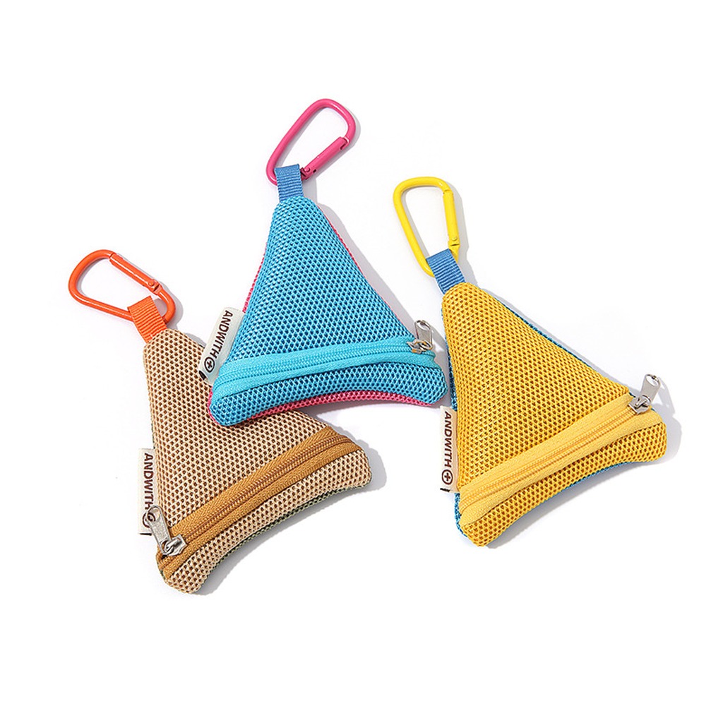 กระเป๋าใส่เหรียญทรงสามเหลี่ยม  - Embroidery Wallet บทวิจารณ์และราคา