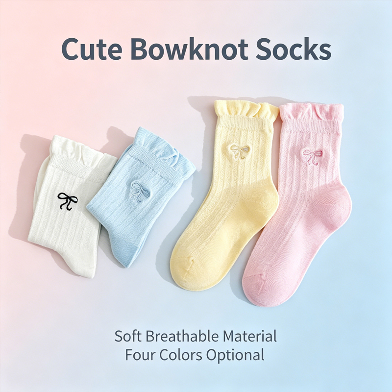 ถุงเท้าตาข่ายสำหรับเด็กผู้หญิง - Embroidery On Socks บทวิจารณ์และราคา