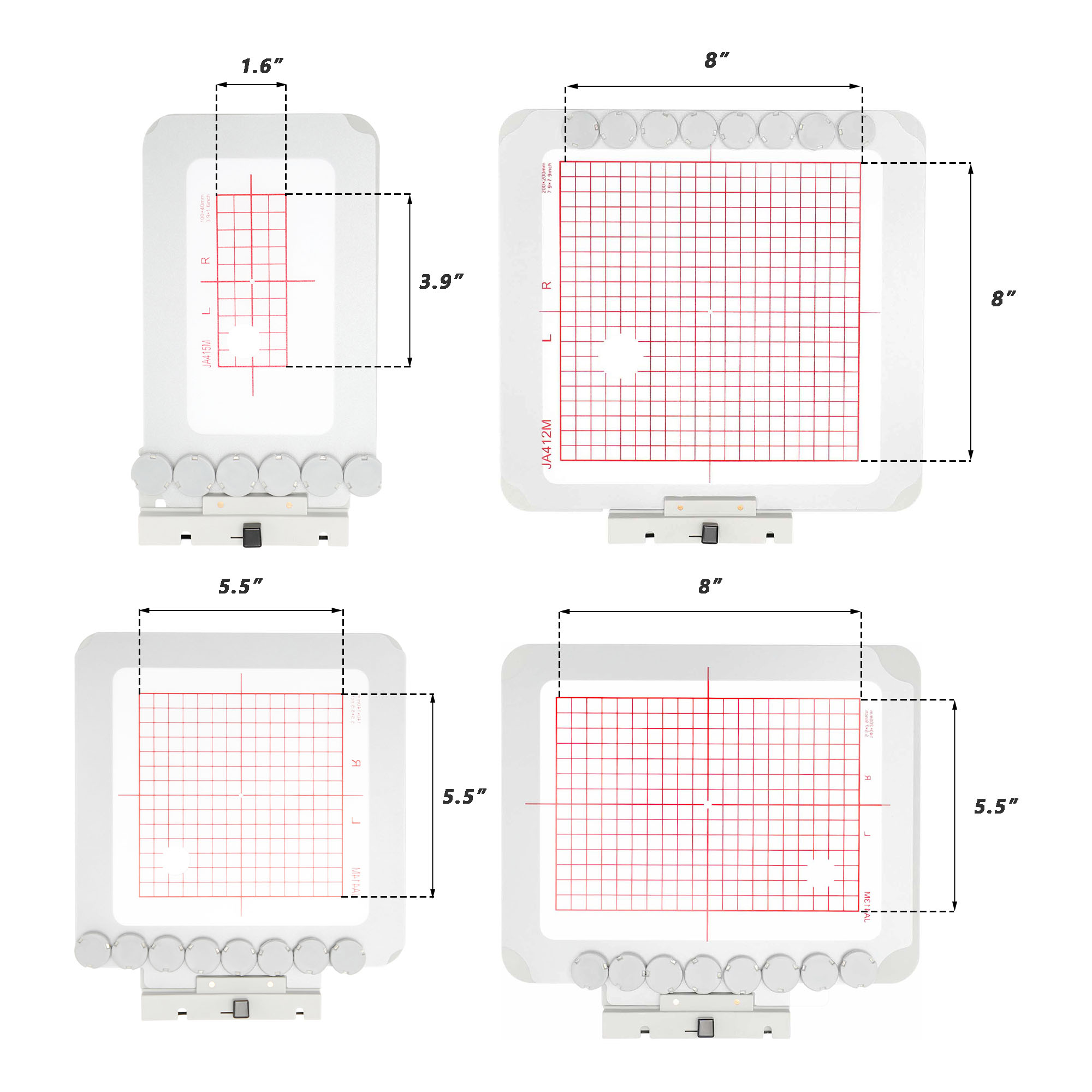 Magnetic Hoop สําหรับ Janome M - Embroidery Generator บทวิจารณ์และราคา
