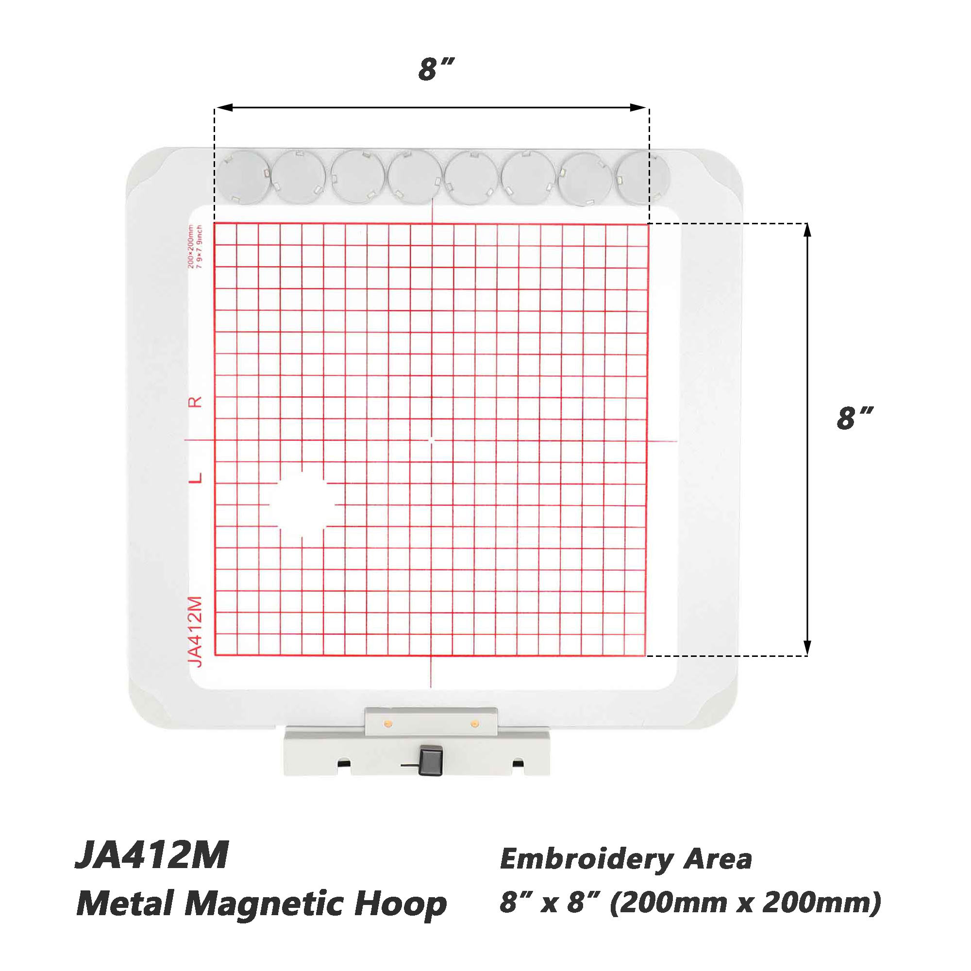 Magnetic Hoop สําหรับ Janome M - Embroidery Generator บทวิจารณ์และราคา