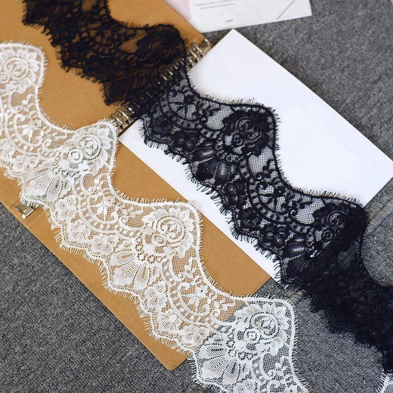 ผ้าลูกไม้ปักลายขอบคลื่นแบบใหม่ - Embroidery Veil บทวิจารณ์และราคา