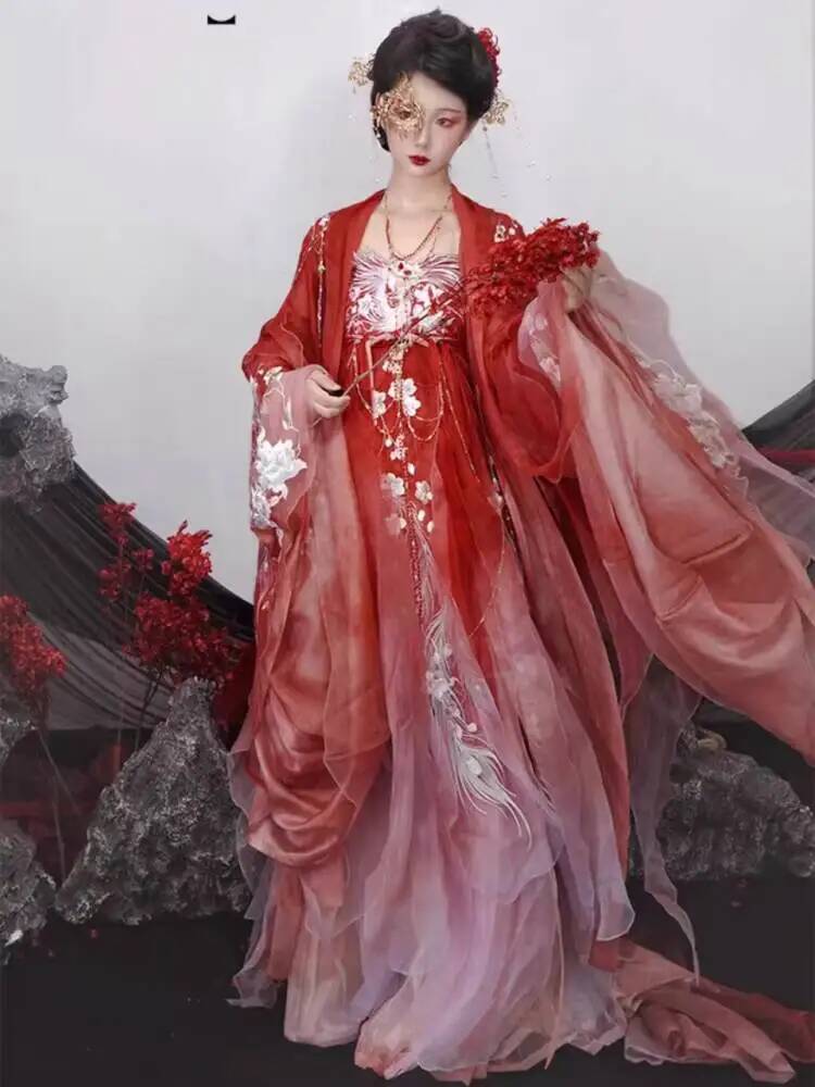 ชุดฮันฟูผู้หญิง ปักลายหนัก หรู - Embroidery Dress บทวิจารณ์และราคา