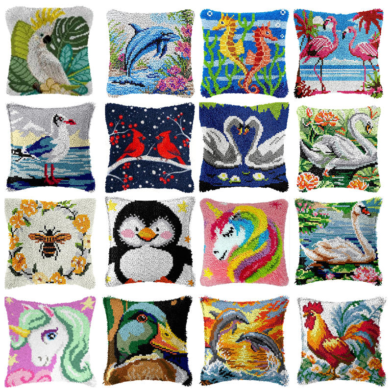 DIY Bird Unicorn หมอน Handcraf - Printed Embroidery Kit บทวิจารณ์และราคา