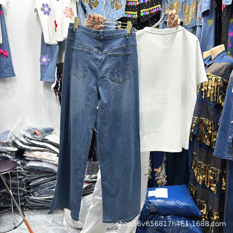 ชุดเซ็ตสองชิ้นสำหรับผู้หญิง ฤด - Embroidery Jeans บทวิจารณ์และราคา