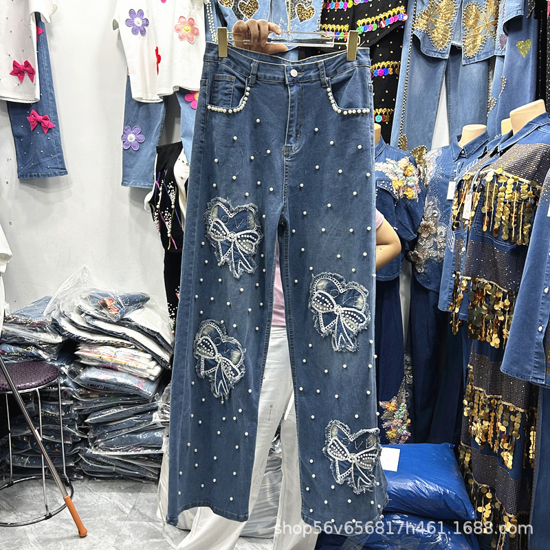 ชุดเซ็ตสองชิ้นสำหรับผู้หญิง ฤด - Embroidery Jeans บทวิจารณ์และราคา