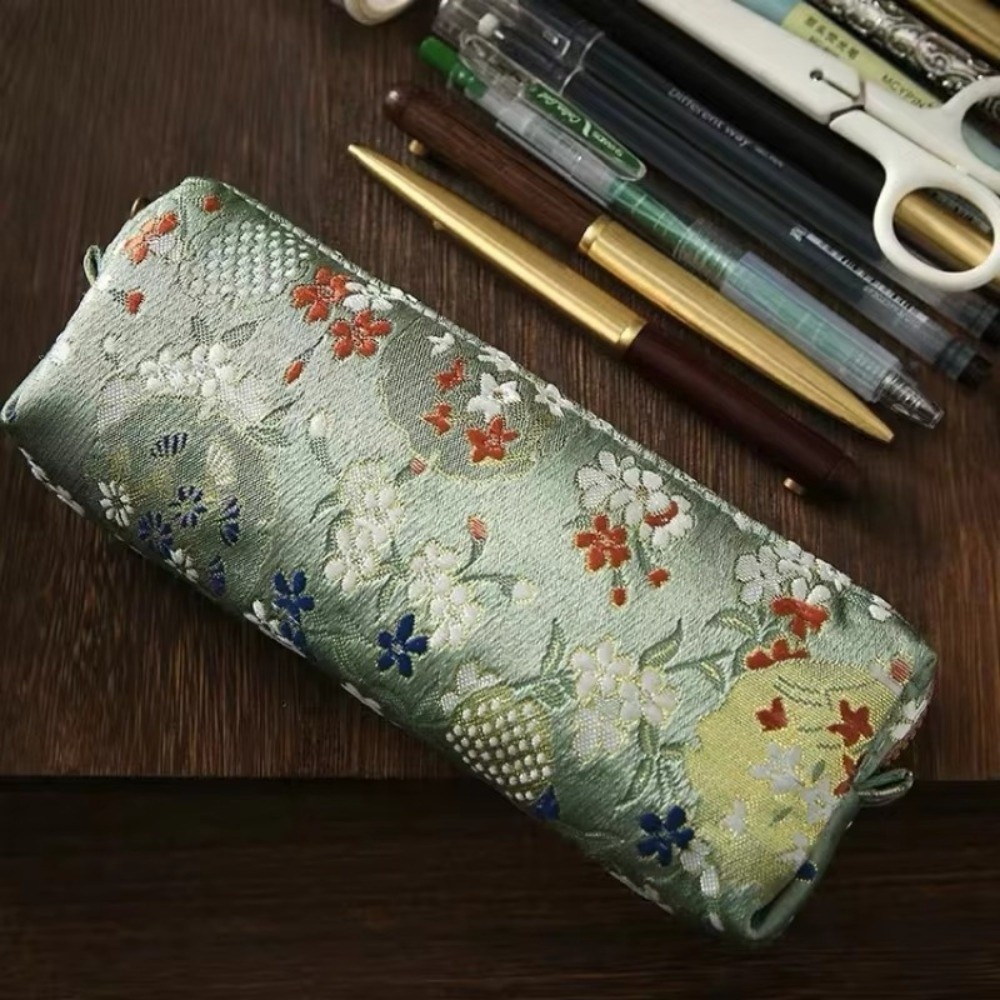 กล่องใส่ดินสอสไตล์จีนโบราณลายป - Embroidery Online บทวิจารณ์และราคา