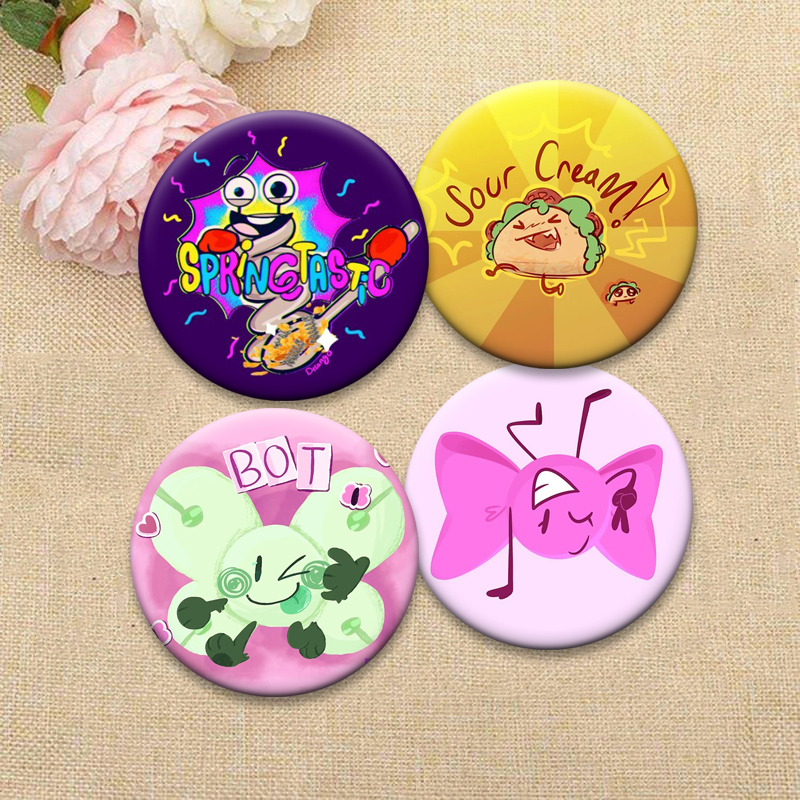 เข็มกลัดรูปทรงกลมลายการ์ตูน BF - Embroidery Bali บทวิจารณ์และราคา