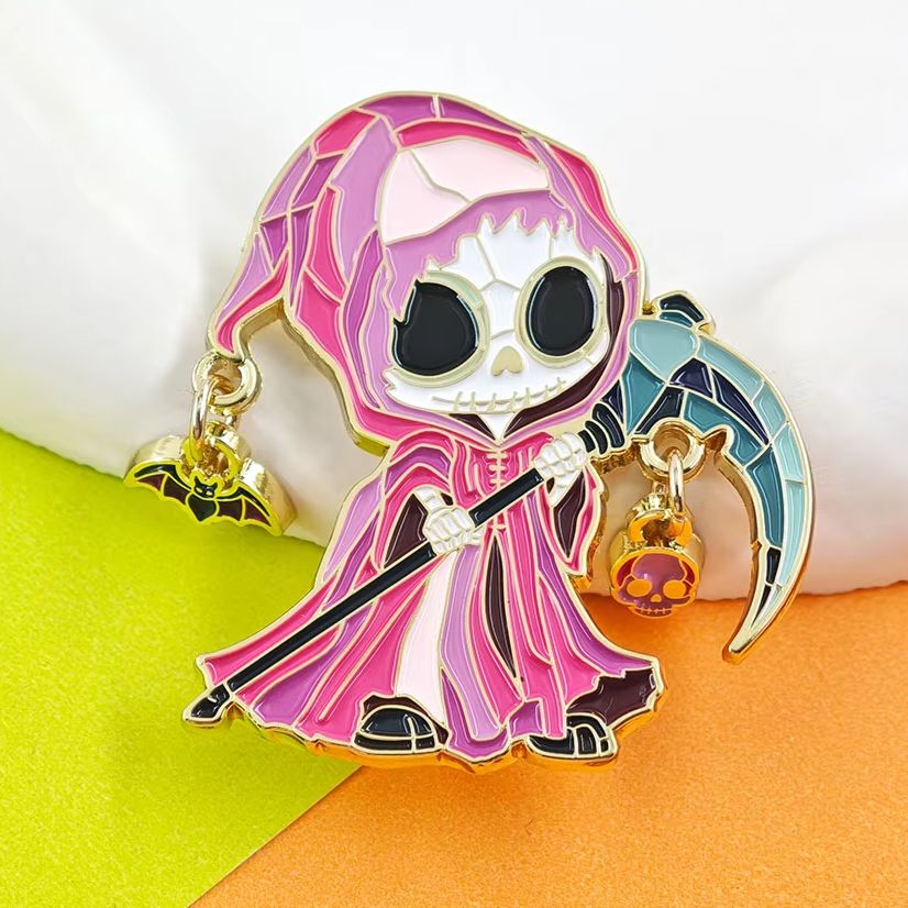 เข็มกลัดเคลือบสีพาสเทลลายยมทูต - Embroidery Gothic บทวิจารณ์และราคา