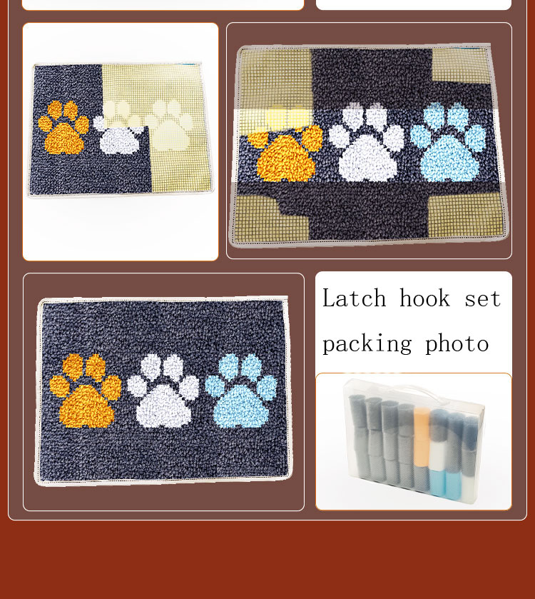 ชุดอุปกรณ์ปักผ้าแบบ Latch Hook - Printed Embroidery Kit บทวิจารณ์และราคา