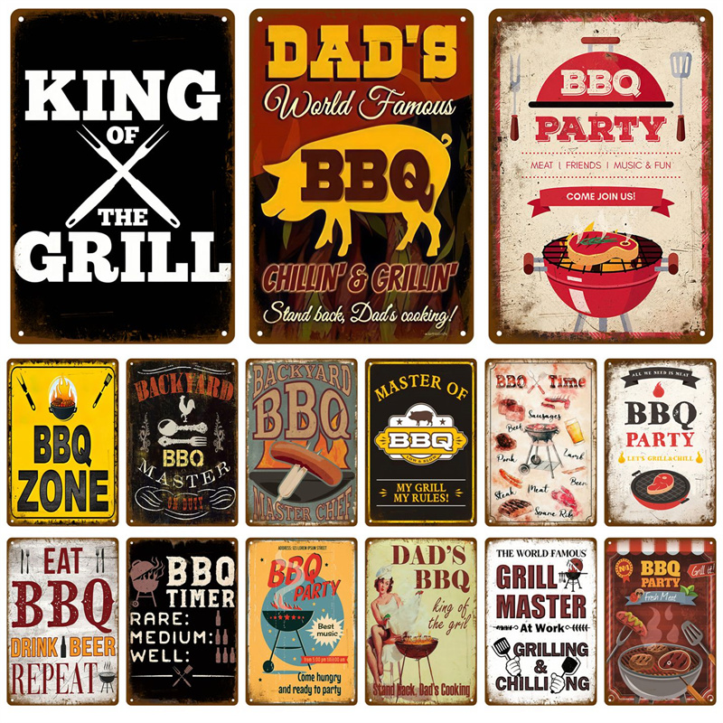 Retro Plaque Vintage Grill Kin - Embroidery Workshop บทวิจารณ์และราคา