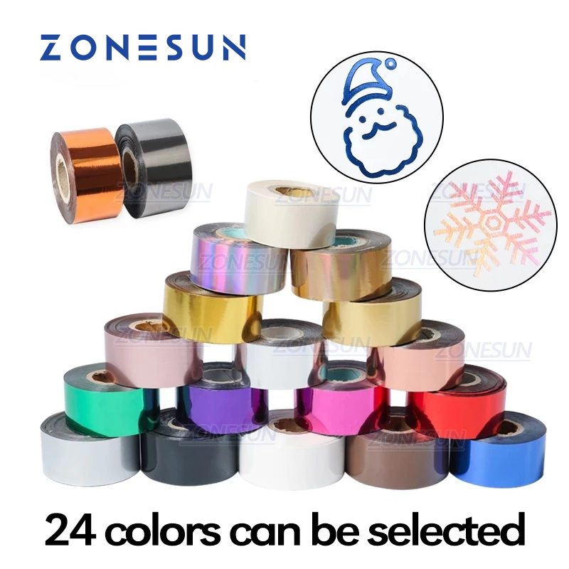 ZONESUN 3/4/5 ซม.ทองเงินสีดําฟ - Transfer Paper Carbon บทวิจารณ์และราคา
