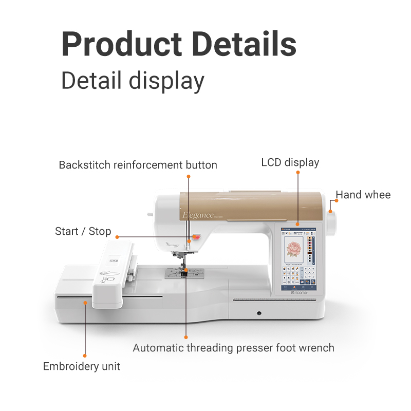 เครื่องปักผ้าคอมพิวเตอร์สำหรับ - Embroidery Machine Computerized บทวิจารณ์และราคา