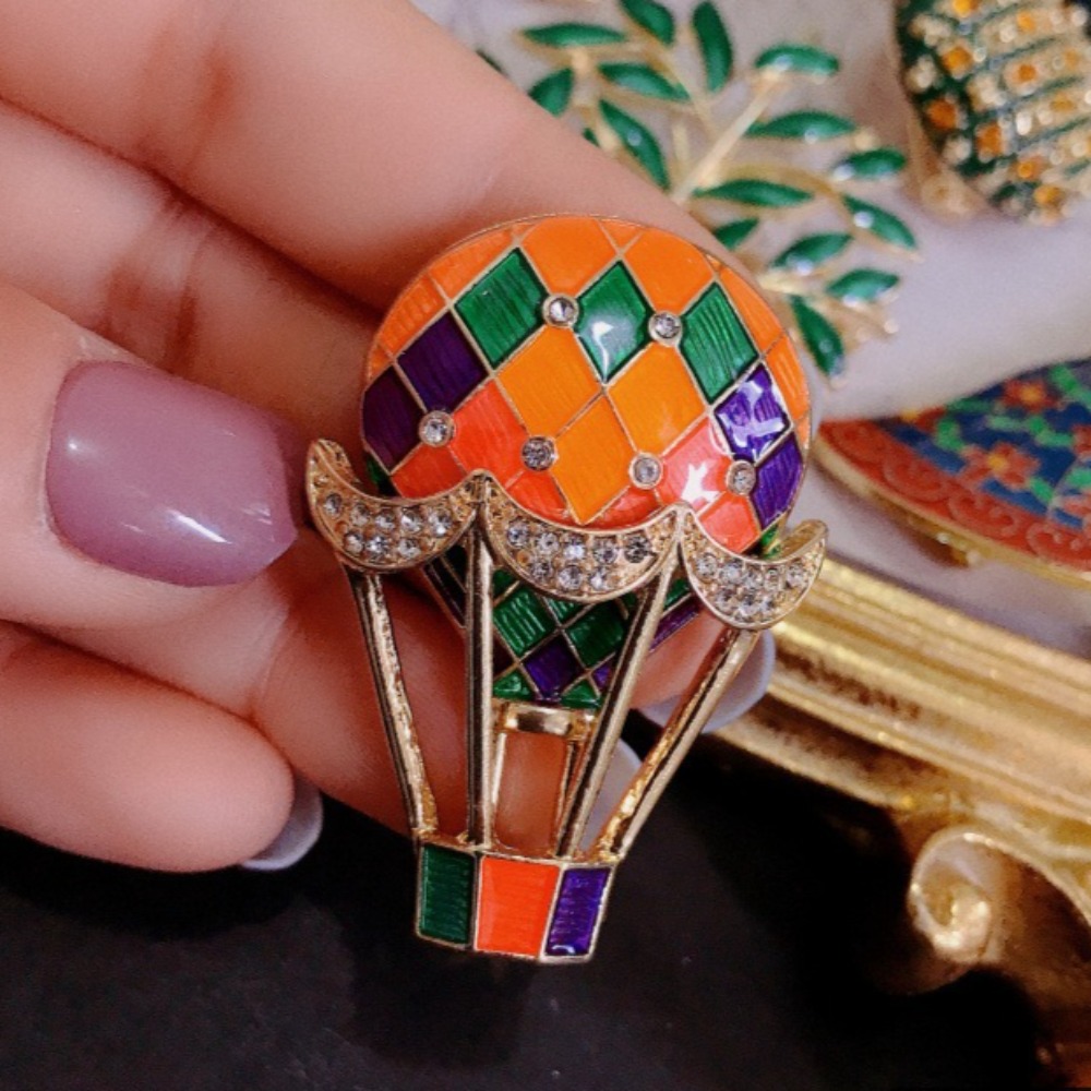 เข็มกลัดดีไซน์บอลลูนลมร้อนสุดห - Embroidery Bali บทวิจารณ์และราคา
